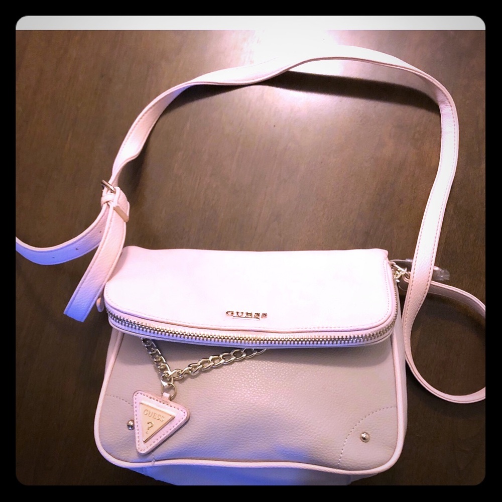 Light Grey and Light Pink Crossbody